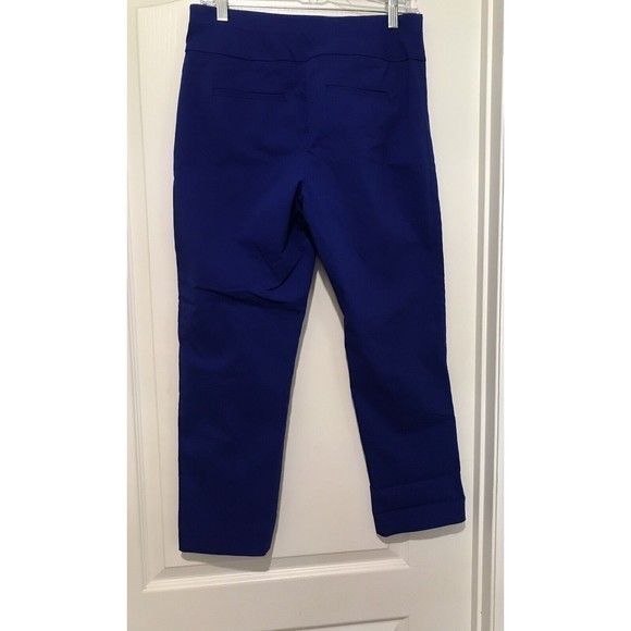 INC International Concepts Blue Women's Zip Pocket Ankle Pants, Size‎ 6 - Picture 4 of 8